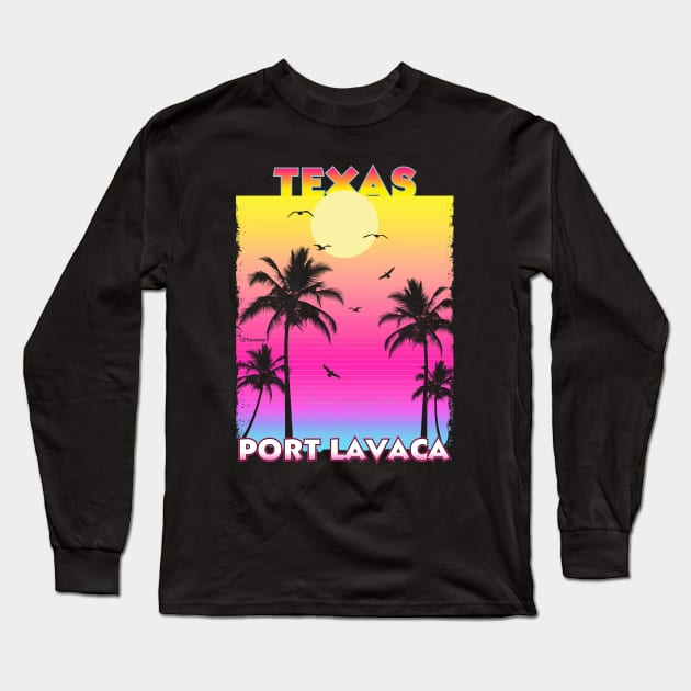 Port Lavaca Texas TX Long Sleeve T-Shirt by SunsetParadise